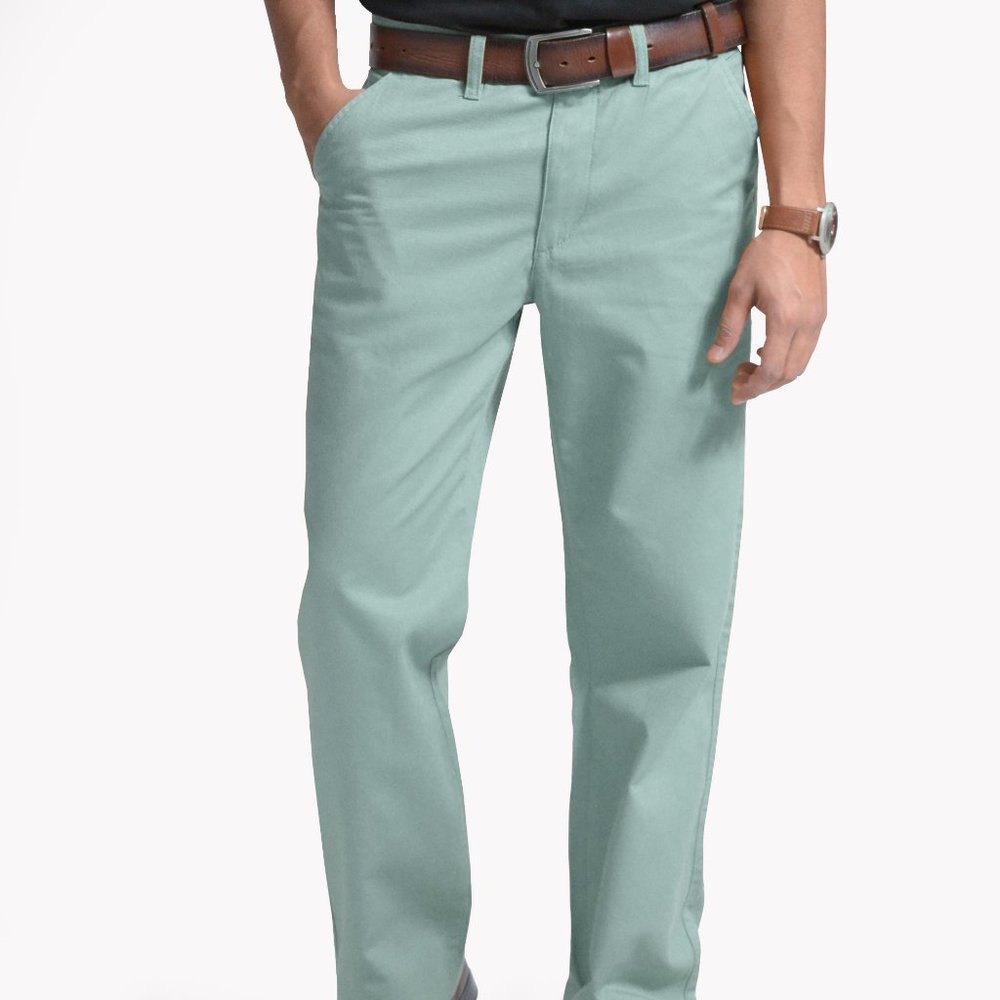 OLGYN Men’s Straight Pocket Acqua Chino Pants - Picture 1 of 4